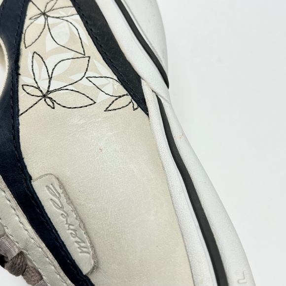 Merrell women's Cosmos leather gray/navy sneakers size 6.5 - Picture 11 of 12